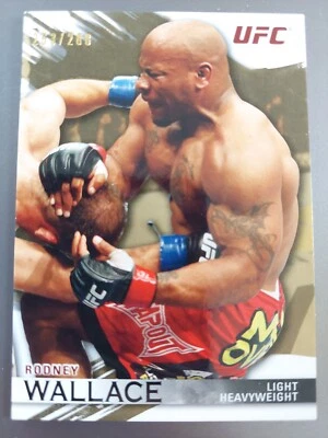 Rodney Wallace #107 2010 Topps UFC Knockout Gold #263/288 - Image 1 of 2