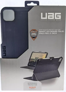 New iPad air 10.9 4th iPad Pro 11 Inch 2nd Gen UAG Smart Keyboard Folio Scout - Picture 1 of 3