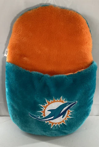 Forever Collectibles Miami Dolphins Double Slipper Feet Warmer Cover
