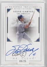 2016 Panini National Treasures Notable Nicknames /25 Steve Garvey #NN-SG Auto