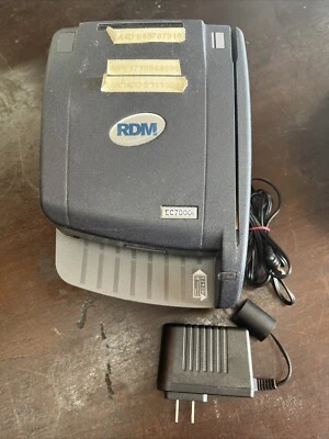 RDM EC7000i Series EC7014f Single-Feed Check Reader Scanner w/cord UNTESTED - Image 1 of 2