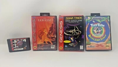 Paquete de juegos Sega Genesis: NBA Jam, Lion King, Tiny Toon Adventures y Star Trek! Foto 1 de 4
