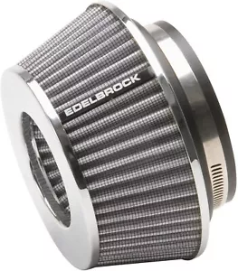 "Filtro de aire cónico universal Edelbrock 43612 Pro-Flo 3,7"" se adapta a 3"" 3,5"" 4" - Imagen 1 de 6