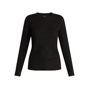 Time and Tru Top Womens Black Waffle Knit Thermal Long Sleeve Shirt U pick - Picture 1 of 8