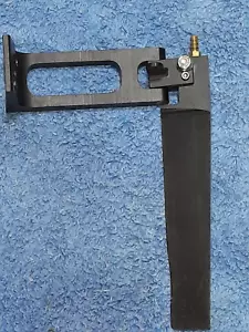 Insane 3.5" Stand Off Black Aluminum Rudder 4 Large RC Racing Speed Boat Model - Picture 1 of 4