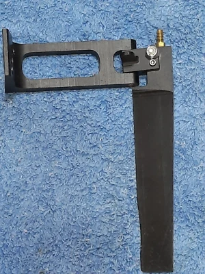 Insane 3.5" Stand Off Black Aluminum Rudder 4 Large RC Racing Speed Boat Model - Image 1 of 4