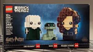 LEGO 40496 BrickHeadz Wizarding World Voldemort, Nagini & Bellatrix New Retired - Picture 1 of 4