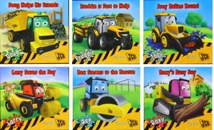 NEW SET of 6  MY FIRST JCB board books  JOEY REX FREDDIE ROXY DOUG LARRY - Picture 1 of 2