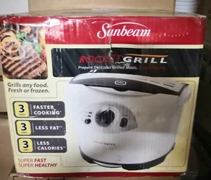 NEW Sunbeam Rocket Grill Model RG72 -72 Parchment - Picture 1 of 2
