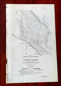1898 Mississippi River Commission Hickman Crossing Capt. Patrick - Picture 1 of 1