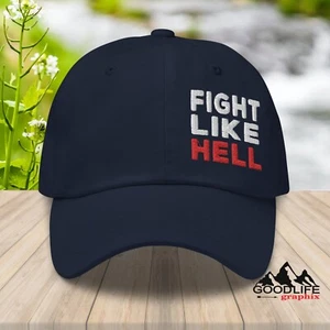 Fight Like Hell Trump 47 Baseball Cap Dad Hat for Men Women - Picture 1 of 31
