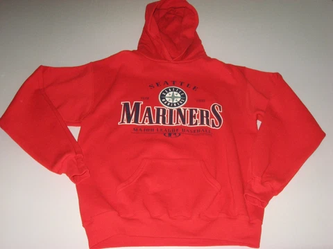 Lee Sport Women's Seattle Mariners Hoodie XL Red Cover