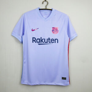 21/22 Barcelona Soccer Men's Jersey Away Purple Custom Name Number