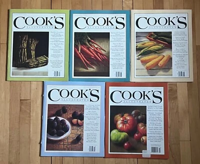Cook's Illustrated Magazines America's Kitchen Lot of 5 - 1999 & 2012 - Recipes - Image 1 of 4
