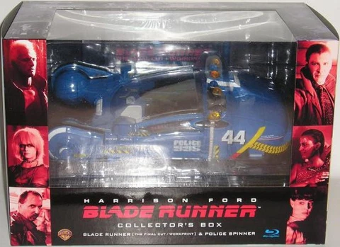 BLADE RUNNER COLLECTOR’S BOX MAV POLICE SPINNER Figure Medicom Toy Blu Ray Cover