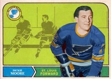 Custom made OPC like 1968-69 St. Louis Blues Dickie Moore Hockey card 2