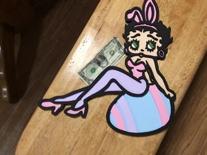 BETTY BOOP EASTER - 3D WOOD ART - Bild 1 von 2