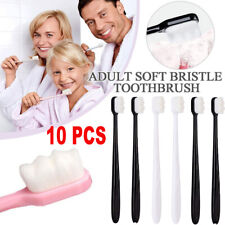 10X Soft Toothbrush Micro Nano 10000+ Floss Bristle Toothbrush Deep Cleaning AU