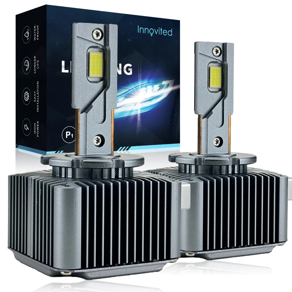 Kit de faros LED D1S D1R bombillas 180W 20000LM 6000K blanco reemplazar lámpara de conversión Foto 1 de 4
