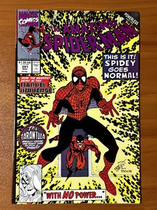 AMAZING SPIDER-MAN Marvel Comic No. 341 Nov 1990 Tarantula Appearance VF+ - Picture 1 of 6