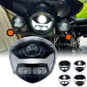 Faro LED para Yamaha V Star XVS1300 CT haz alto/bajo DRL - Imagen 1 de 10