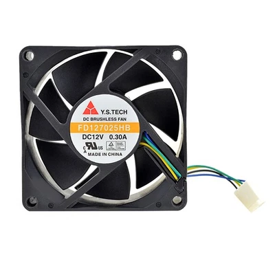 Ventilateur Y.S.TECH FD127025HB 70Mm 4 Pin 12V 0.30A - Photo 1/3