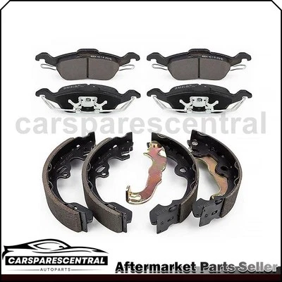 Pastillas y zapatas de freno delanteras traseras para Ford Focus 2000 2001 2002 2003 2004 Foto 1 de 4