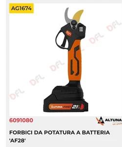 FORBICI DA POTATURA A BATTERIA 'AF28' - Foto 1 di 2