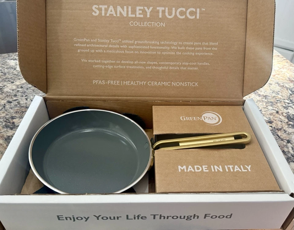 Stanley TUCCI Colección Green Pan 8" Nuevo Auténtico Williams-Sonoma - Imagen 1 de 4
