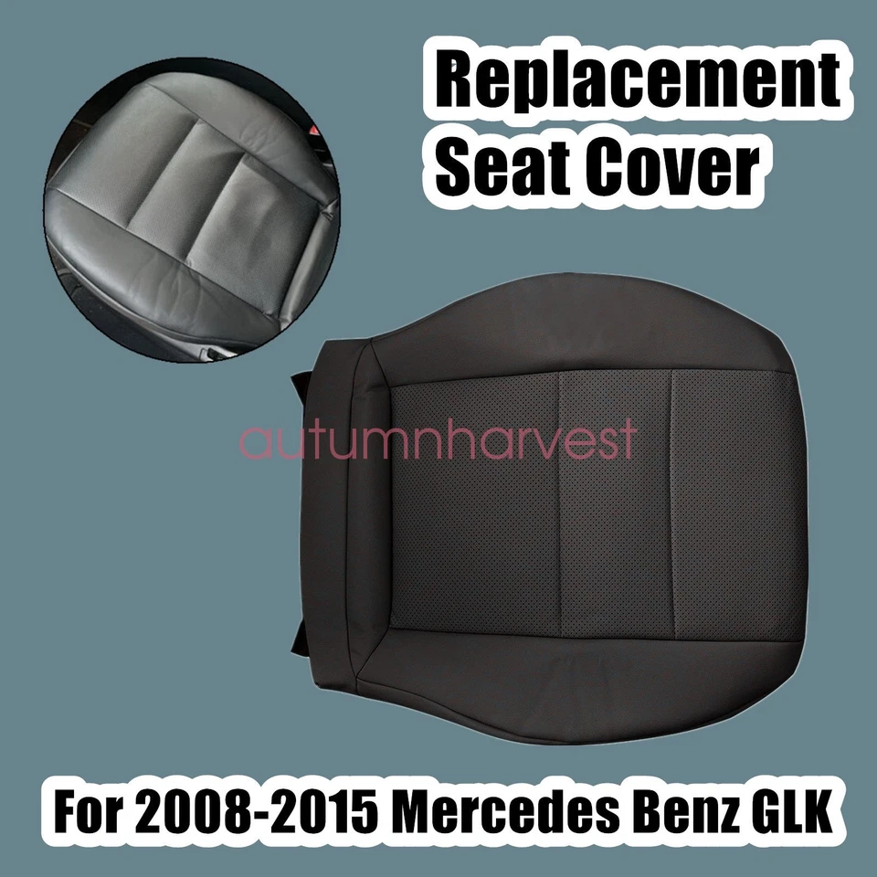Capa de assento de couro preta para Mercedes Benz GLK 250 350 2008-2015 - Imagem 1 de 4