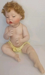Ashton Drake Baby Girl Doll TITUS TOMESCU “Clean As A Whistle” Porcelain Vintage - Picture 1 of 4