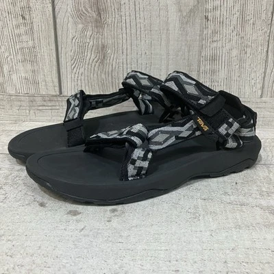 NWOB BIG KIDS YOUTH 5 NWOT BLACK TEVA HURRICANE XLT 2 SPORT SANDALS 1019390Y - Image 1 of 4