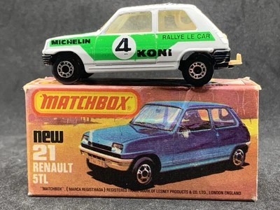 Matchbox Superfast MB21-C34: Renault 5TL (White interior) in type L Box - Image 1 of 4