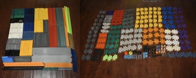 600 KNEX RODS & CONNECTORS Mixed Bulk Lot Standard Replacement Parts K'NEX - Image 1 of 4
