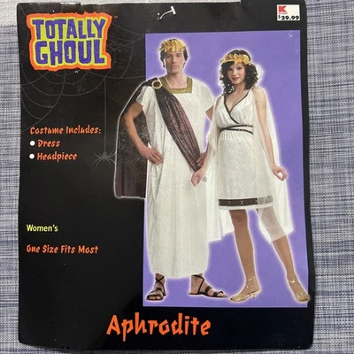 Женский костюм для Хэллоуина с Афродитой, белое платье, один размер подходит большинству - Изображение 1 из 3