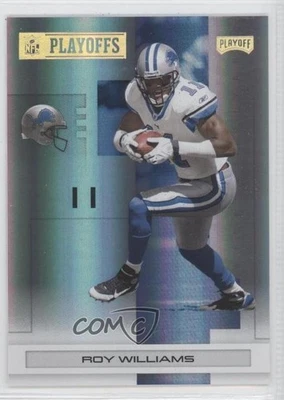 2007 Playoff NFL Playoffs Gold Holofoil /25 Roy Williams #33 - Image 1 of 2