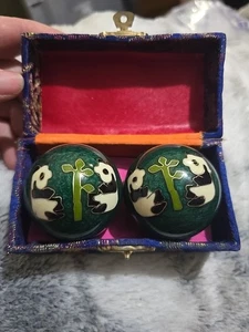 Palline antistress cinesi Ying Yang Baoding con carillon scatola inclusa - Foto 1 di 5