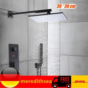 Sistema de ducha empotrado 30 * 30 cm juego LED ducha de lluvia cabezal grifo de ducha - Imagen 1 de 12