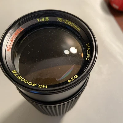 BELL AND HOWELL 75-260mm MACRO VINTAGE LENS  1:4.5 - Image 1 of 4