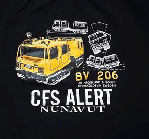 AB Hagglund & Soner CFS Alert Graphic All Terrain Vehicle Medium schwarz T-Shirt - Bild 1 von 6