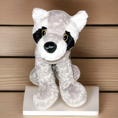 Raccoon First & Main #5674 Floppy Friends Long Legs Lovey Soft Plush 10” Tall - Image 1 of 4