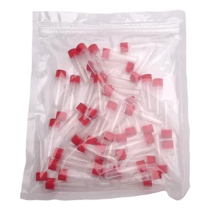 Lot of 50 Corning Axygen SCT-200-A-S Red Screw Cap Microcentrifuge Tube, 2mL - Picture 1 of 4