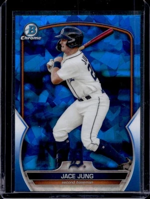 2023 Bowman Chrome Sapphire Jace Jung Prospect #BCP-215 Tigers - Image 1 of 2
