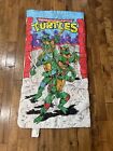Vintage 1988 Teenage Mutant Ninja Turtles Sleeping Bag 30"x 57" Mirage Studios