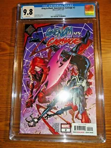 Gwenom vs Carnage #2 Lashley A Cover CGC 9.8 NM/M Spider 1st Print Venom Marvel - Picture 1 of 1