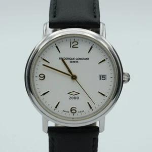 Frederique Constant Quartz Men's Watch FC235X4S25 35MM Pretty Wrist Watch FC004 - Picture 1 of 9