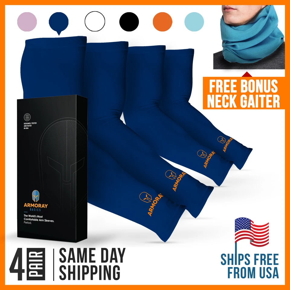 Mangas de compresión para tatuajes de 1 a 5 pares NEGRAS para hombres mujeres Foto 1 de 4