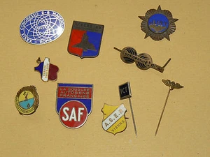 Lot 10 Badge Insigne Divers SAF Video Edison UITP VienneICF NSB Jury Broche - Picture 1 of 1