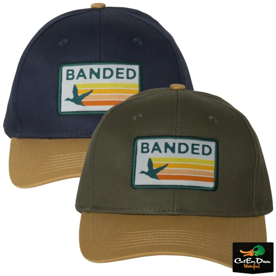 NEW BANDED GEAR SUN-STREAM PATCH LOGO HAT BALL CAP - Image 1 of 1