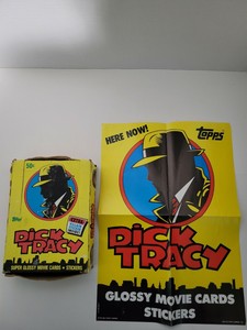 1990 Topps Dick Tracy Movie Trading Cards Box of 36 Unopened w/poster FREE SHIP